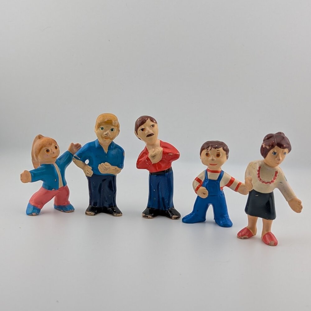 Vintage Passe-Partout PVC Figure Lot – Québec Children’s TV (1980s–1990s)